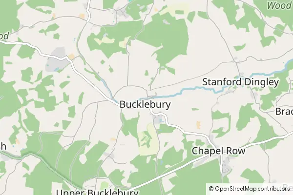 Mapa Bucklebury