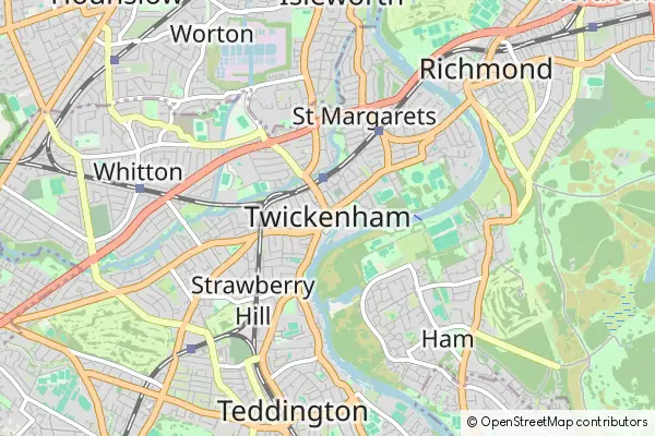 Mapa Twickenham
