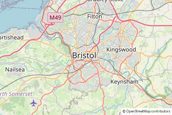 Mapa Bristol