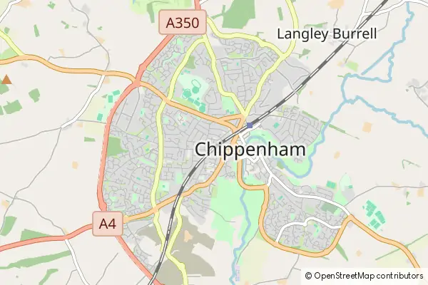 Mapa Chippenham