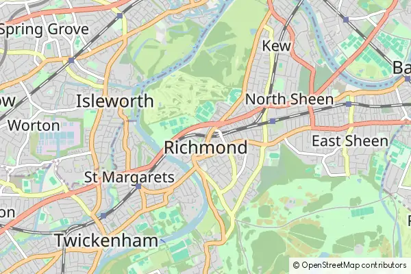 Mapa Richmond-upon-Thames