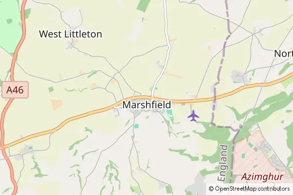 Mapa Marshfield