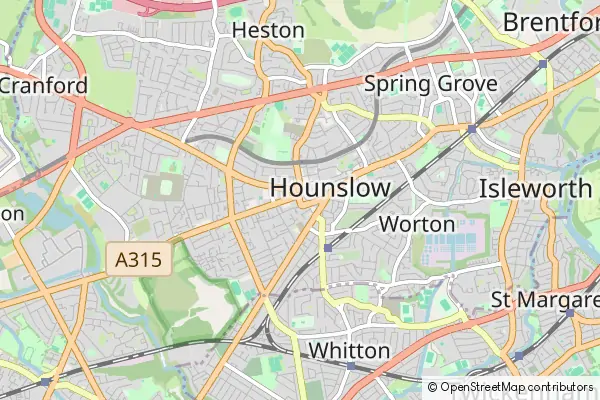 Mapa Hounslow