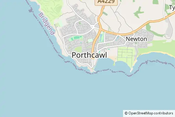 Mapa Porthcawl