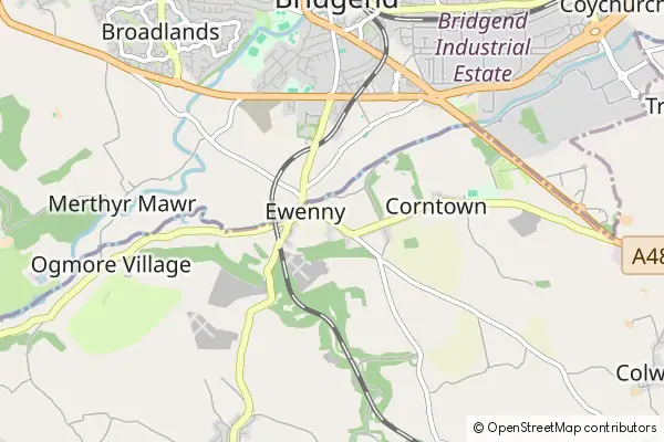 Mapa Ewenny