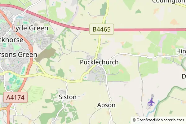 Mapa Pucklechurch