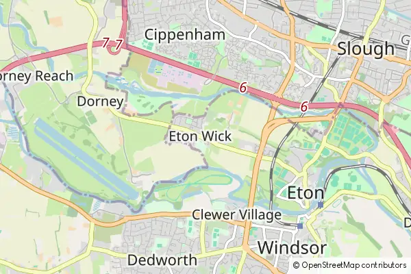 Mapa Eton Wick