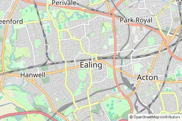 Mapa Ealing