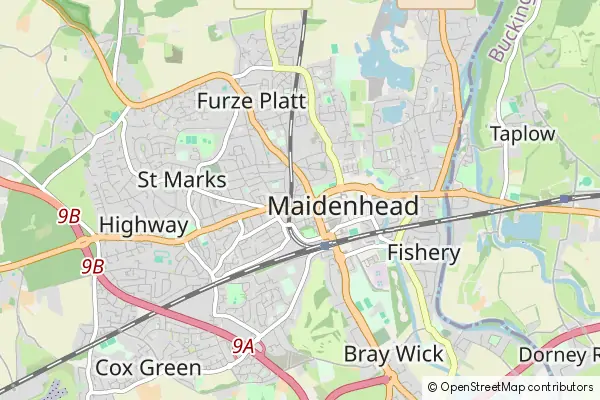 Mapa Maidenhead