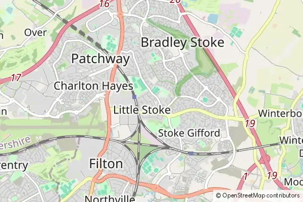 Mapa Little Stoke