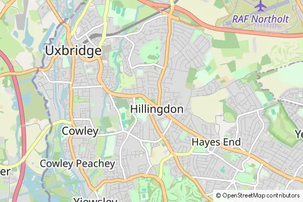 Mapa Hillingdon