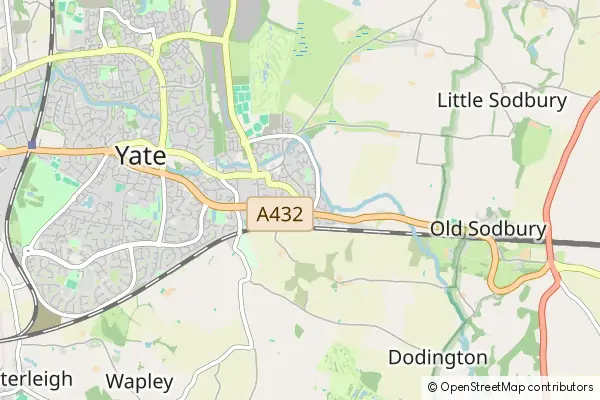 Mapa Chipping Sodbury