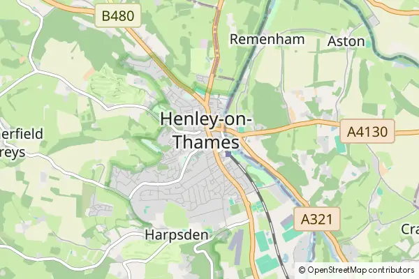 Mapa Henley-on-Thames