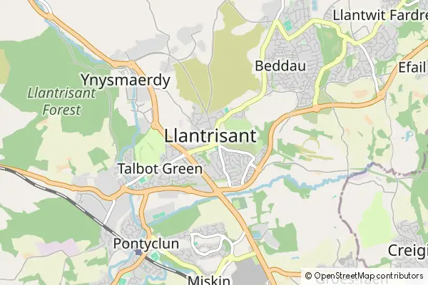 Mapa Llantrisant