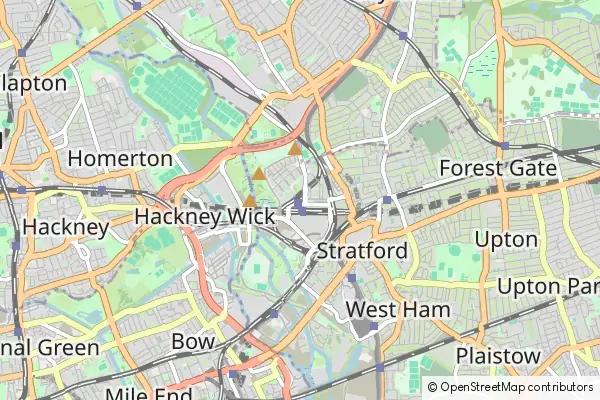 Mapa Stratford City