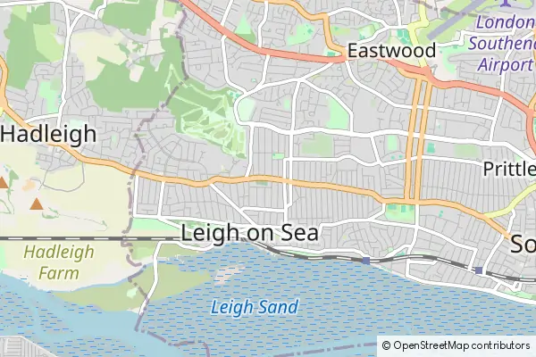 Mapa Leigh-on Sea