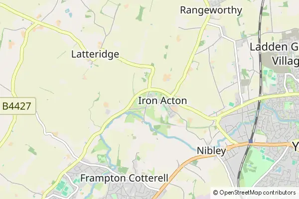 Mapa Iron Acton