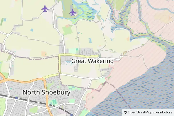 Mapa Great Wakering