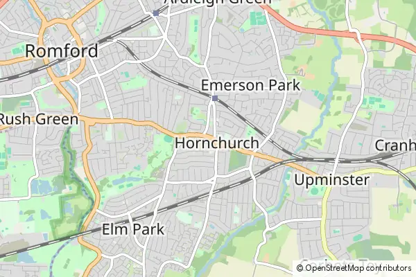 Mapa Hornchurch