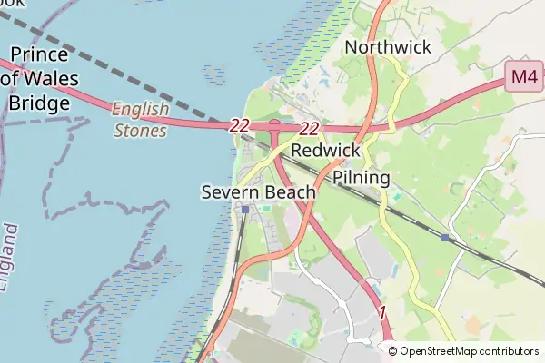 Mapa Severn Beach