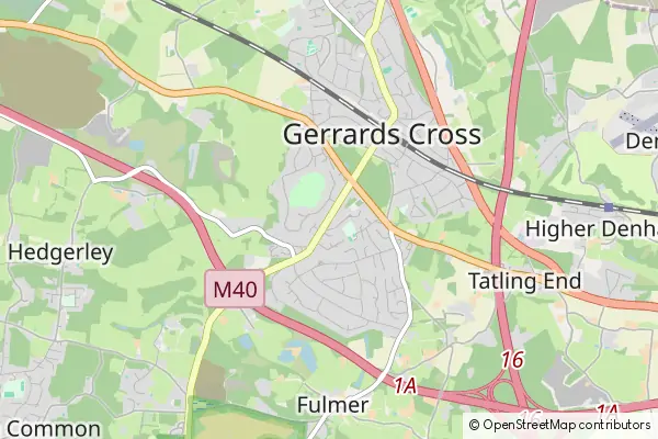 Mapa Gerrards Cross