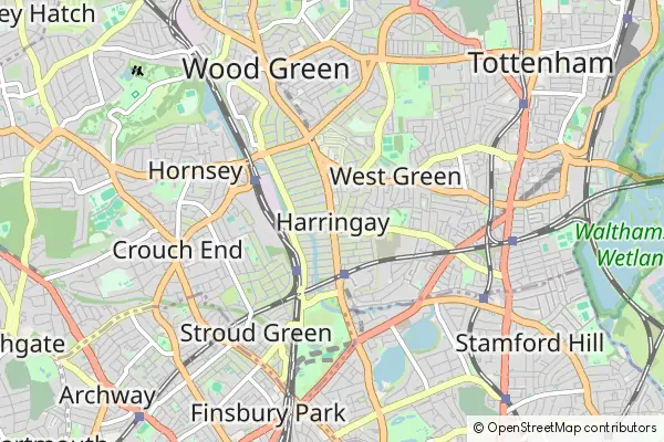 Mapa Haringey