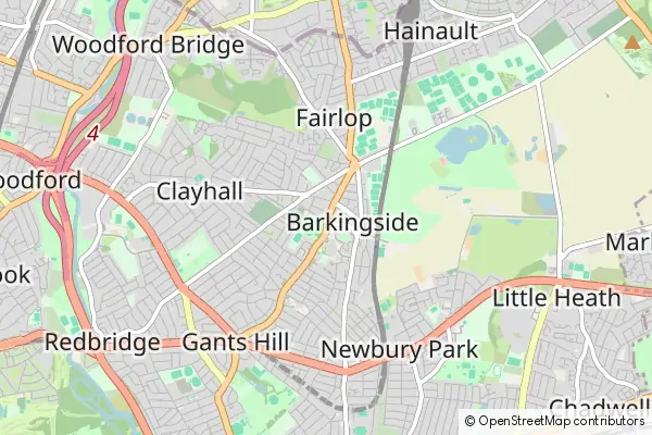 Mapa Barkingside