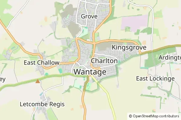 Mapa Wantage