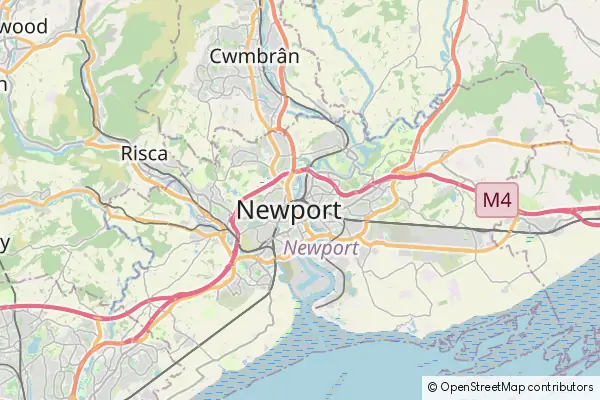 Mapa Newport