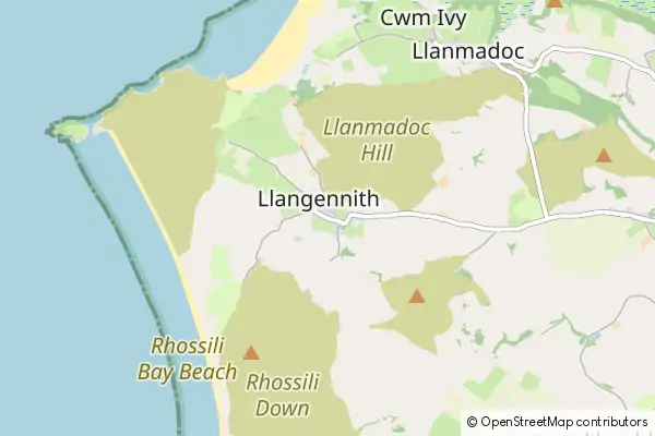 Mapa Llangennith