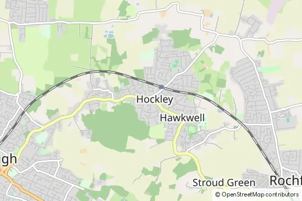 Mapa Hawkwell