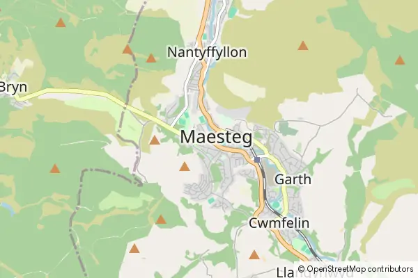 Mapa Maesteg