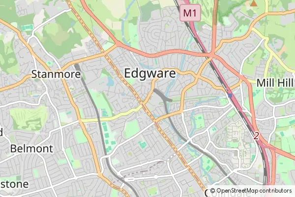 Mapa Edgware