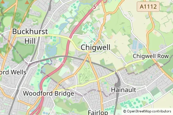 Mapa Chigwell