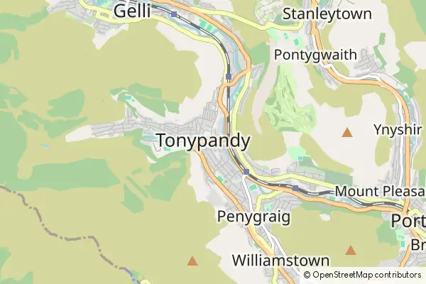 Mapa Tonypandy