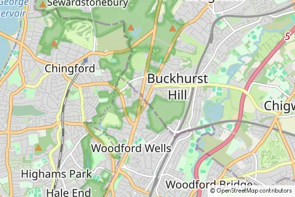 Mapa Buckhurst Hill