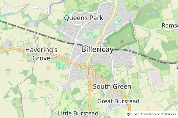 Mapa Billericay