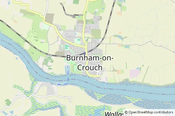 Mapa Burnham-on-Crouch