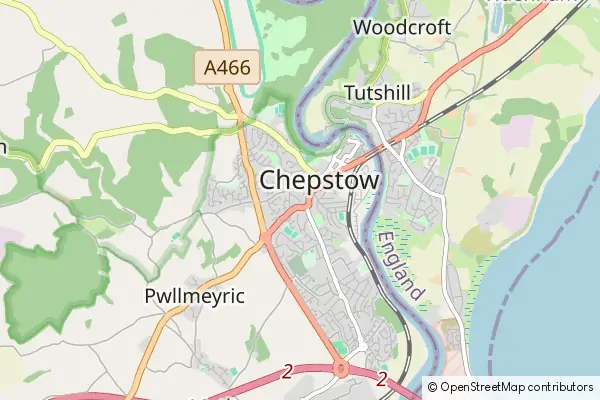 Mapa Chepstow