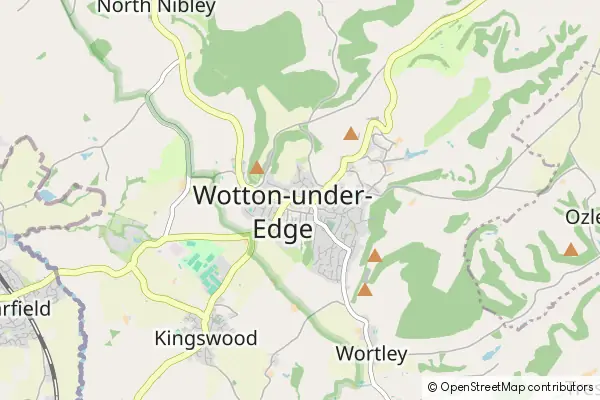 Mapa Wotton-under-Edge