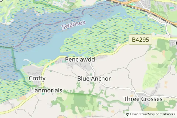 Mapa Penclawdd