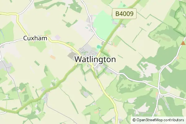 Mapa Watlington