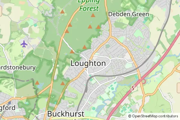 Mapa Loughton