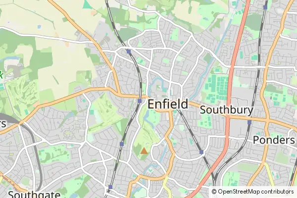 Mapa Enfield