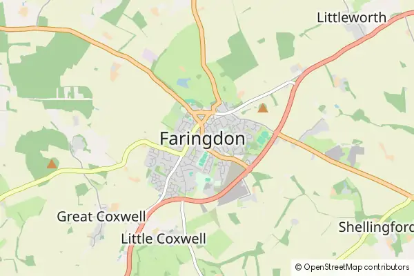 Mapa Faringdon