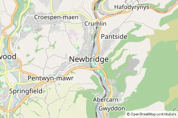 Mapa Newbridge