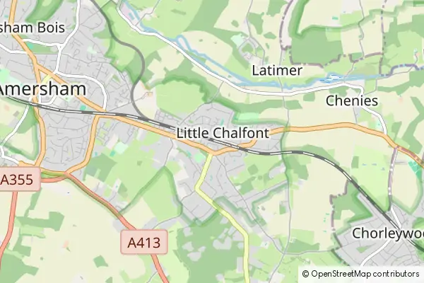 Mapa Little Chalfont