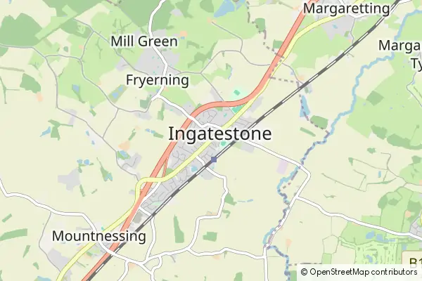 Mapa Ingatestone