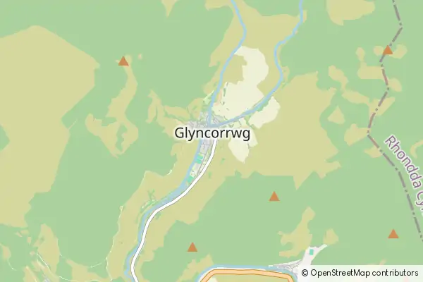 Mapa Glyncorrwg