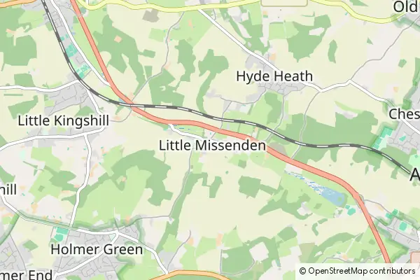 Mapa Little Missenden